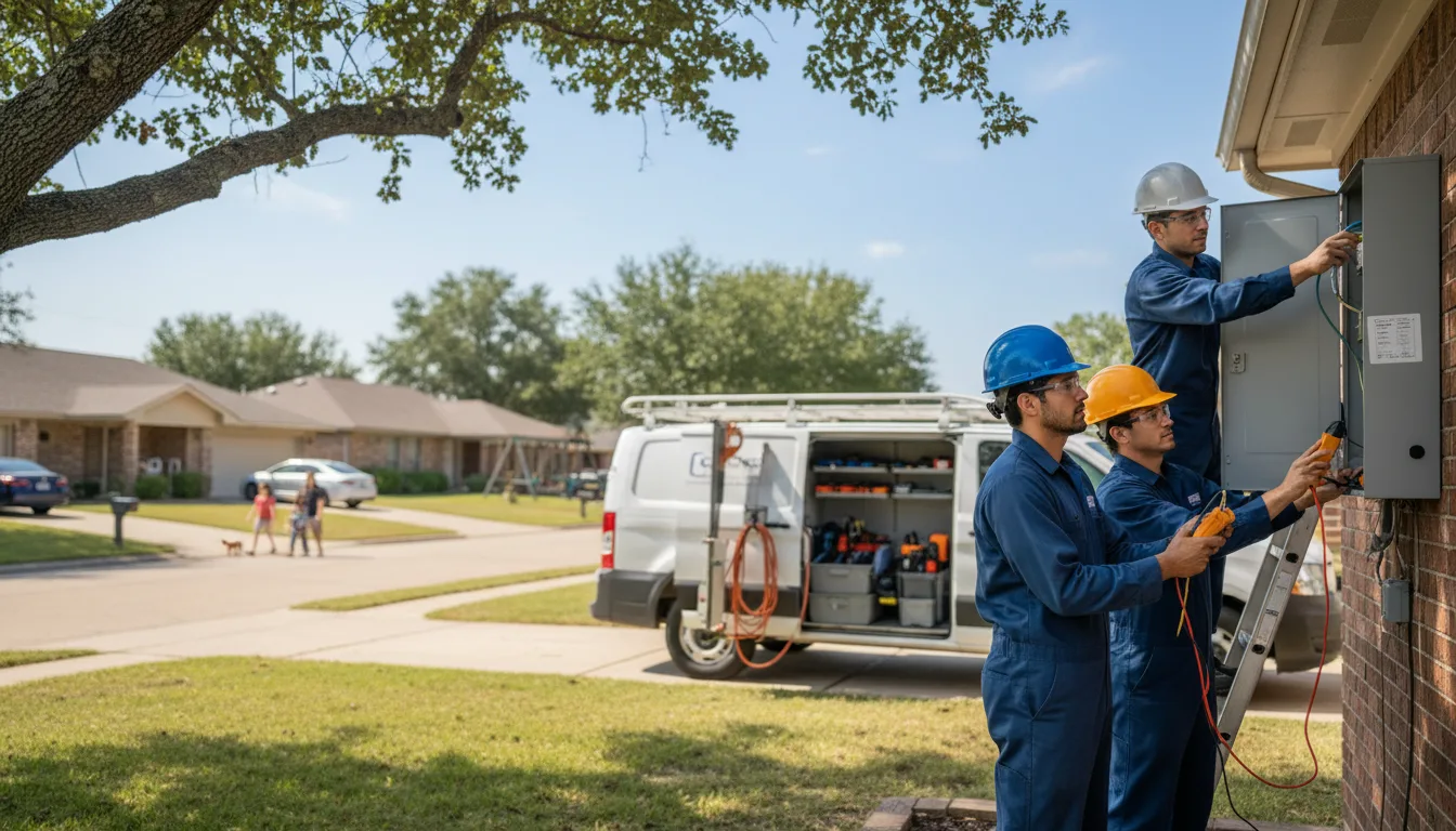 Certified electrician providing emergency electrical services in Worden, IL